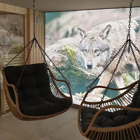 La Loge Aux Loups, Contemporaine Avec Piscine Interieure, Sauna, Local Skis Et Velos, A 100 M Du Villa *