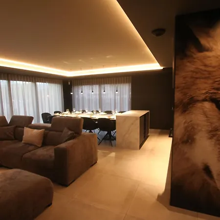 La Loge Aux Loups, Contemporaine Avec Piscine Interieure, Sauna, Local Skis Et Velos, A 100 M Du Gerardmer