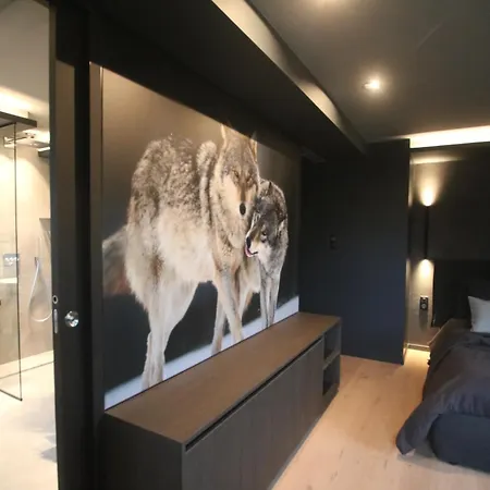 La Loge Aux Loups, Contemporaine Avec Piscine Interieure, Sauna, Local Skis Et Velos, A 100 M Du