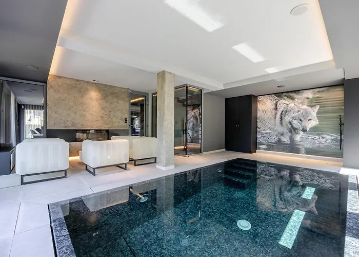 La Loge Aux Loups, A 100 M Du Lac, Piscine Interieure, Sauna, Cheminee, Local Skis Velos *