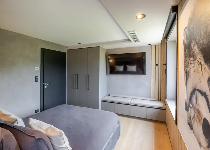 La Loge Aux Loups, A 100 M Du Lac, Piscine Interieure, Sauna, Cheminee, Local Skis Velos Vila *