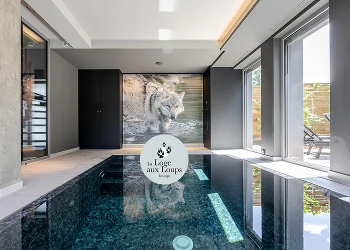 La Loge Aux Loups, A 100 M Du Lac, Piscine Interieure, Sauna, Cheminee, Local Skis Velos *